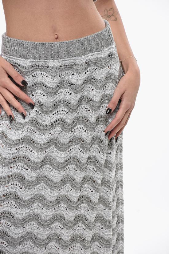  컬러 마켓 롱 스커트 067ARGENTO Silver - COLOUR MARKET