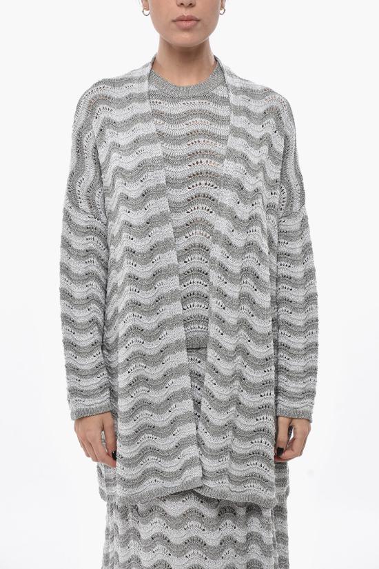  컬러 마켓 가디건 066ARGENTO Silver