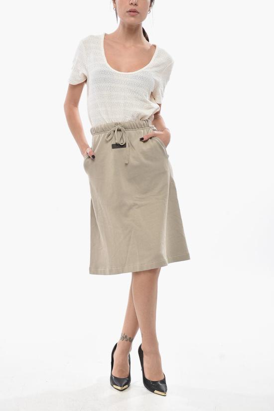  피어오브갓 롱 스커트 160SU225031FW SMOKE Beige - FEAR OF GOD