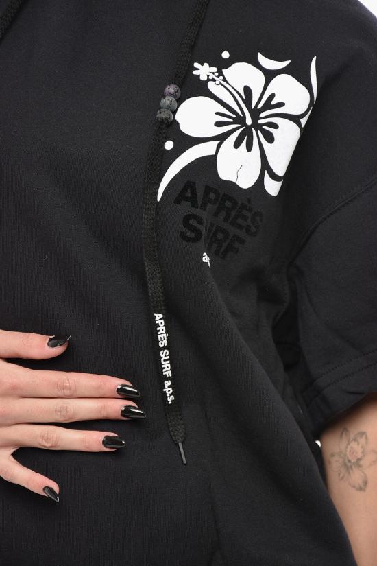  에프레이 서프 후드 티셔츠 LINDABLACK Black - APRES SURF