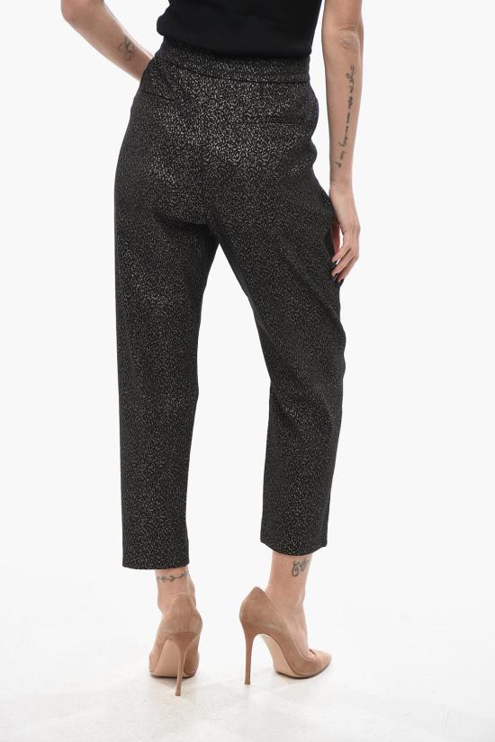  올세인츠 스트레이트 팬츠 ALEIDA W034QB BLACK GOLD Nero Oro - ALLSAINTS