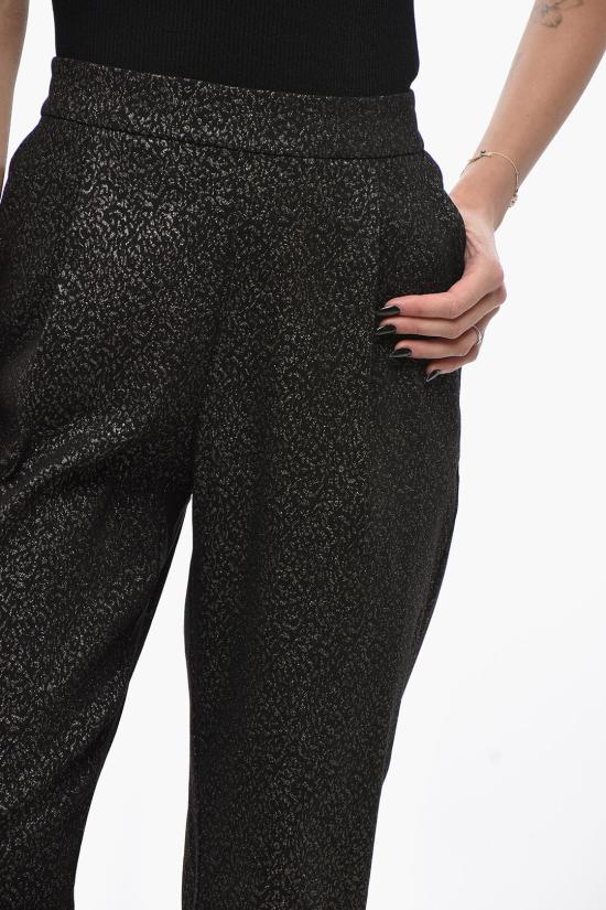  올세인츠 스트레이트 팬츠 ALEIDA W034QB BLACK GOLD Nero Oro - ALLSAINTS