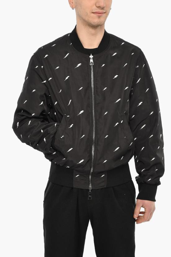  닐바렛 봄버 자켓 PBSP051R U004C 1179 Black - NEIL BARRETT