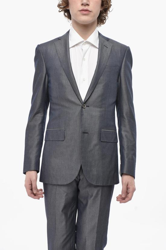  꼬르넬리아니 수트 세트 777231 5107937 001 Blue - CORNELIANI