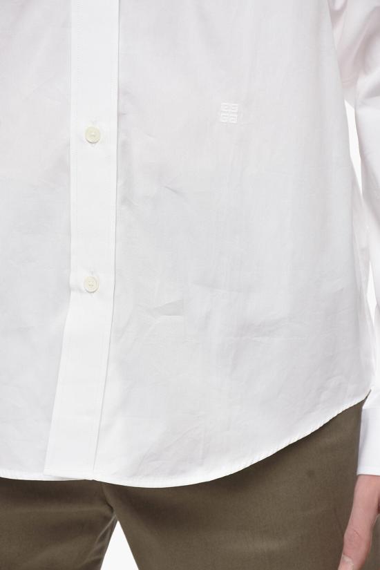  지방시 긴팔 셔츠 BM610214M6 100 White - GIVENCHY