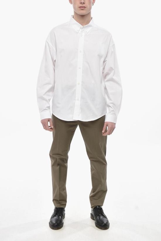  지방시 긴팔 셔츠 BM610214M6 100 White - GIVENCHY