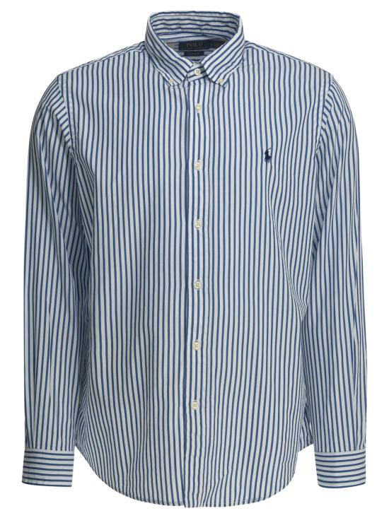 26SS 폴로 랄프로렌 긴팔 셔츠 710B155950083249D WHITE BLUE White
