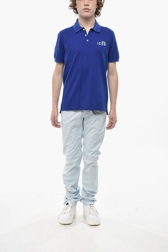  디스퀘어드2 폴로 티셔츠 S79GL0001S22743497 Blue - DSQUARED2
