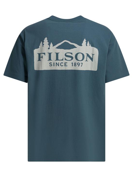 26SS 필슨 반팔 티셔츠 FMTEE0134K0260492 Blue - FILSON