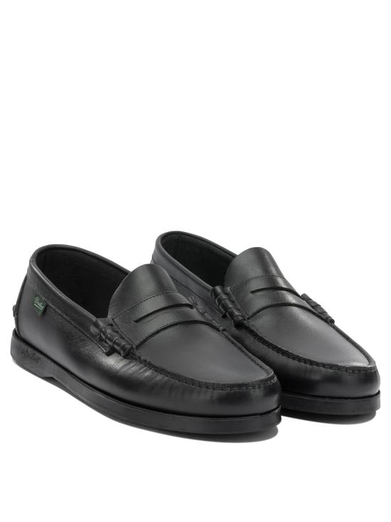 26SS 파라부트 로퍼 093612CORAUX MARINENOIRE LIS NOIR Black - PARABOOT