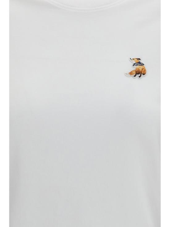 26SS 메종키츠네 드리밍 폭스 레귤러 티셔츠 QW00109KJ7026 P100 WHITE - MAISON KITSUNE