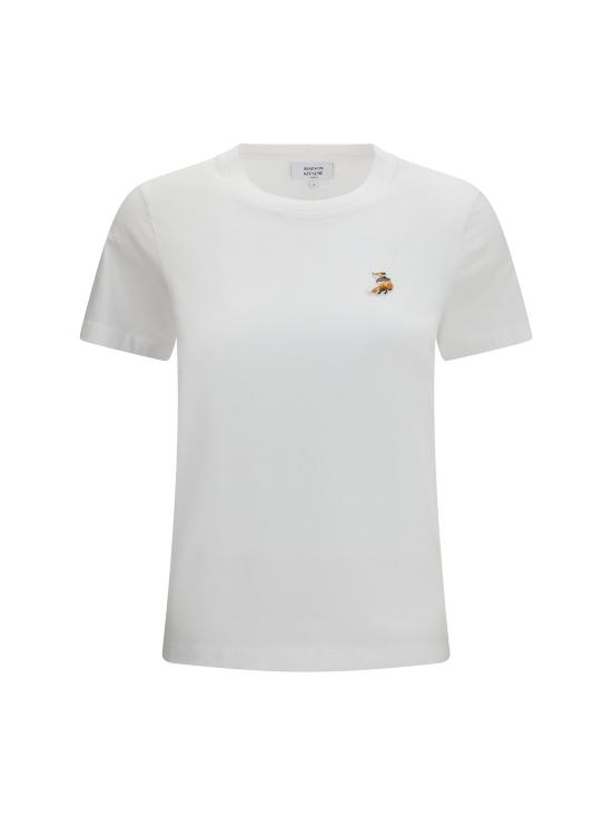 26SS 메종키츠네 드리밍 폭스 레귤러 티셔츠 QW00109KJ7026 P100 WHITE