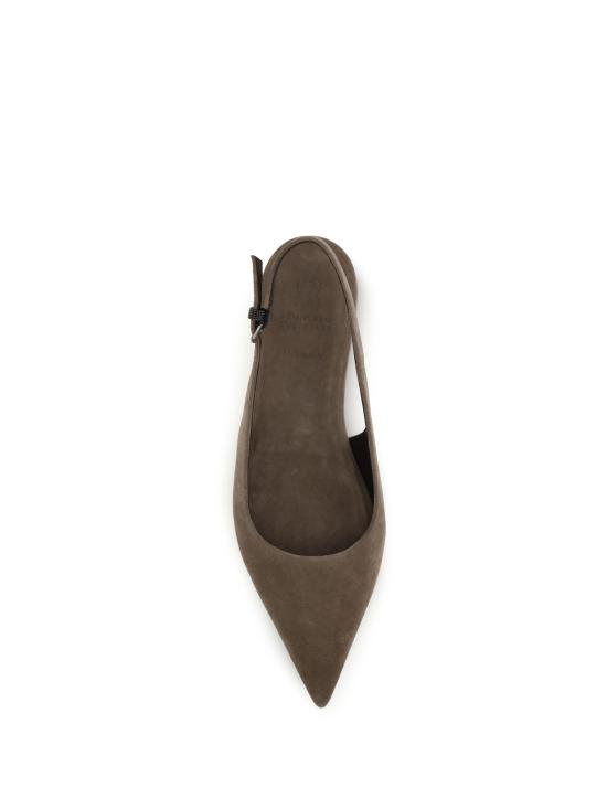 26SS 브루넬로 쿠치넬리 플랫 슈즈 MZSFC3178 C8849 BROWN - BRUNELLO CUCINELLI