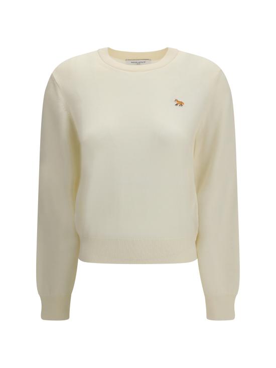 26SS 메종키츠네 베이비 폭스 메리노 레귤러 점퍼 PW00801KT1181 0383 CREAM