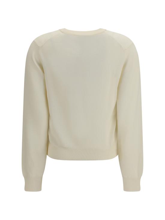 26SS 메종키츠네 베이비 폭스 메리노 레귤러 점퍼 PW00801KT1181 0383 CREAM - MAISON KITSUNE