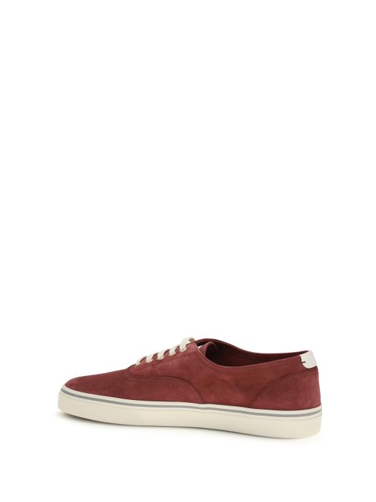 26SS 브루넬로 쿠치넬리 리버스 카프스킨 스니커즈 MZUPIGZ334 CEH62 BORDEAUX - BRUNELLO CUCINELLI