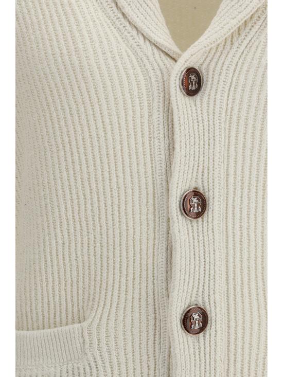 26SS 브루넬로 쿠치넬리 잉글리시 립 래글런 가디건 MNI708606 C2723 CREAM - BRUNELLO CUCINELLI