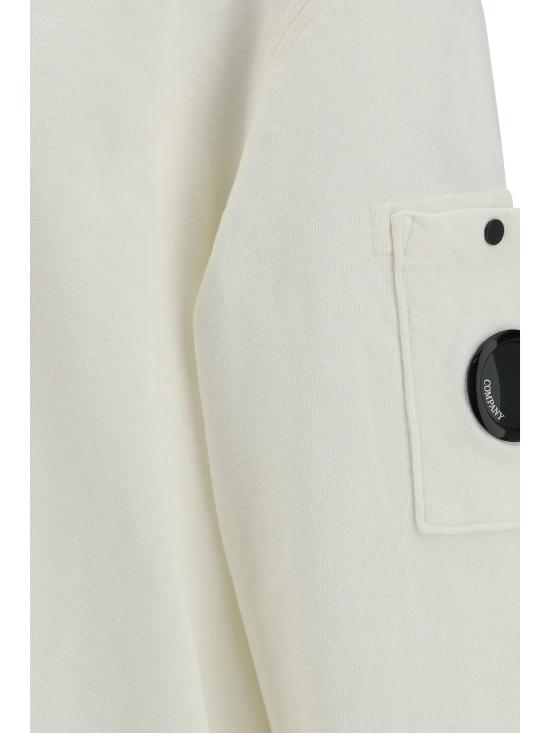 26SS 씨피 컴퍼니 후드 티셔츠 20CMSS207A110337O 103 WHITE - C.P. COMPANY