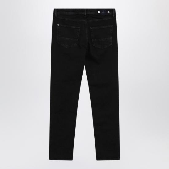 26SS 스톤 아일랜드 스트레치 블랙 데님 린스드 슬림핏 파이브 포켓 진 S14J100007S0J11 Black - STONE ISLAND