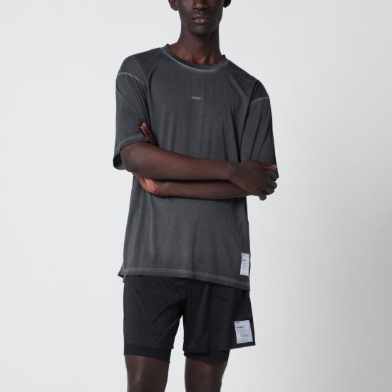 26SS 새티스파이 반팔 티셔츠 11000PL Black