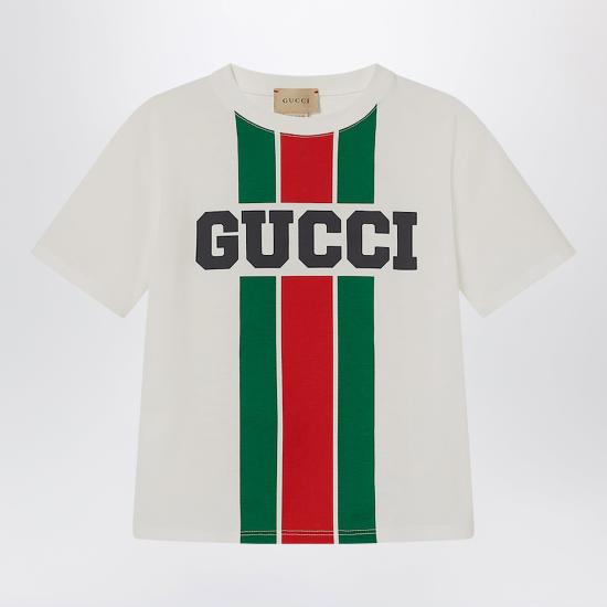 26SS [키즈] 구찌 티셔츠 575114XJGN7 White