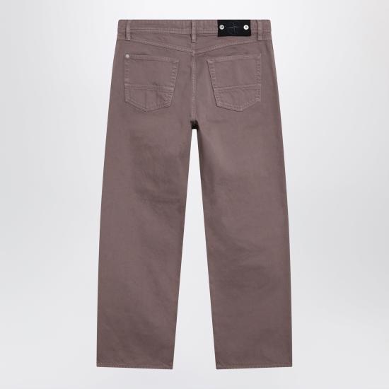 26SS 스톤 아일랜드 라이트 불 데님 TC 루즈핏 파이브 포켓 진 S14J100006S0J24 Purple - STONE ISLAND