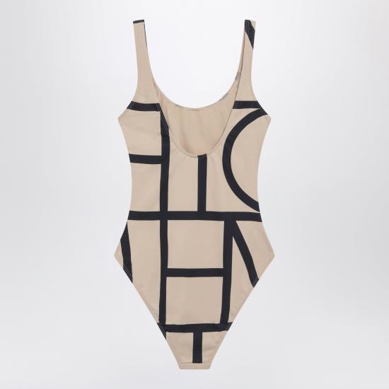 26SS 토템 모노그램 원피스 수영복 213 842795 Beige - TOTEME