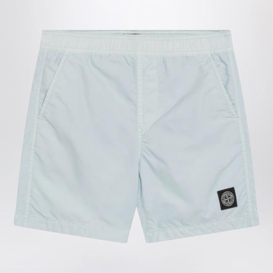 26SS [키즈] 스톤 아일랜드 쇼츠/버뮤다 16B100003S0046 Light blue