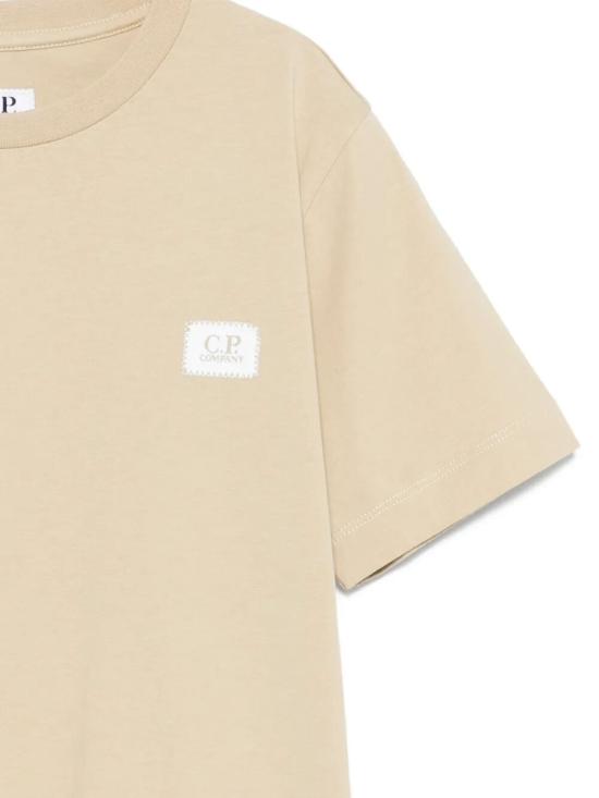 26SS [키즈] 씨피 컴퍼니 티셔츠 CMM00S LAA17 20129 LIGHT SAND - C.P. COMPANY