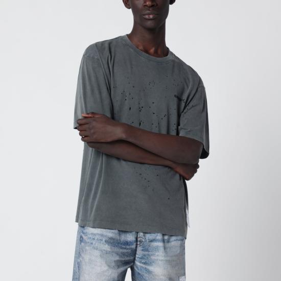 26SS 새티스파이 반팔 티셔츠 11006CO Black