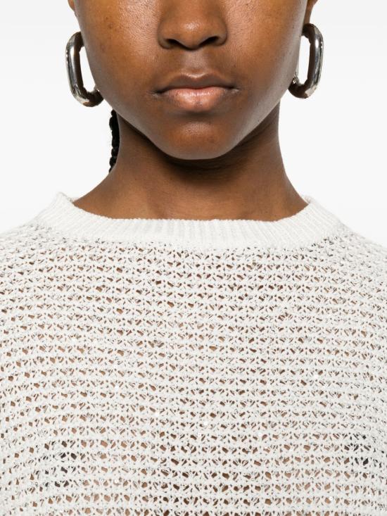 26SS 파비아나 필리피 스웨터 MAD276F534 M120VR1 White - FABIANA FILIPPI