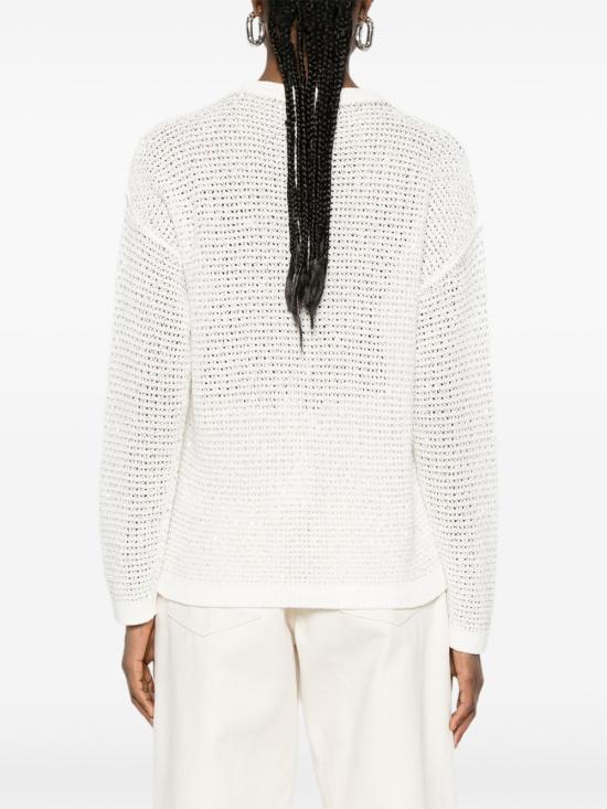 26SS 파비아나 필리피 스웨터 MAD276F534 M120VR1 White - FABIANA FILIPPI