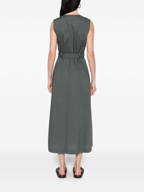 26SS 울리치 롱 원피스 CFWWDR0184FR UT39446668 Green - WOOLRICH