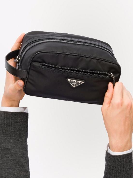 26SS 프라다 남성지갑 2NA819 2DMHF0002 Black - PRADA