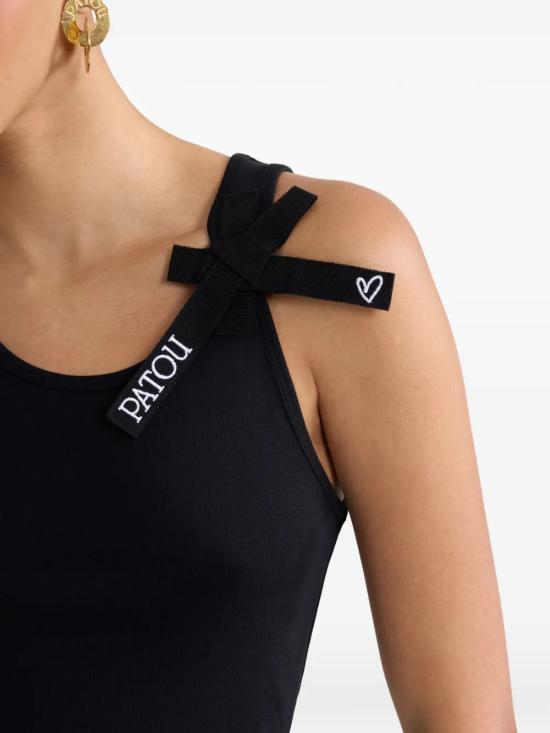 26SS 파투 민소매 티셔츠 JE2129994 999B BLACK - PATOU