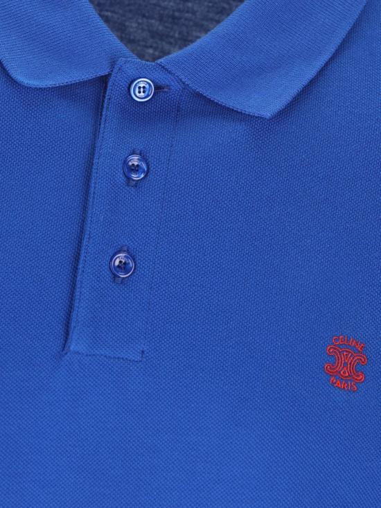 26SS 셀린느 폴로 티셔츠 RX0LF2L55 GKS4 Blue - CELINE