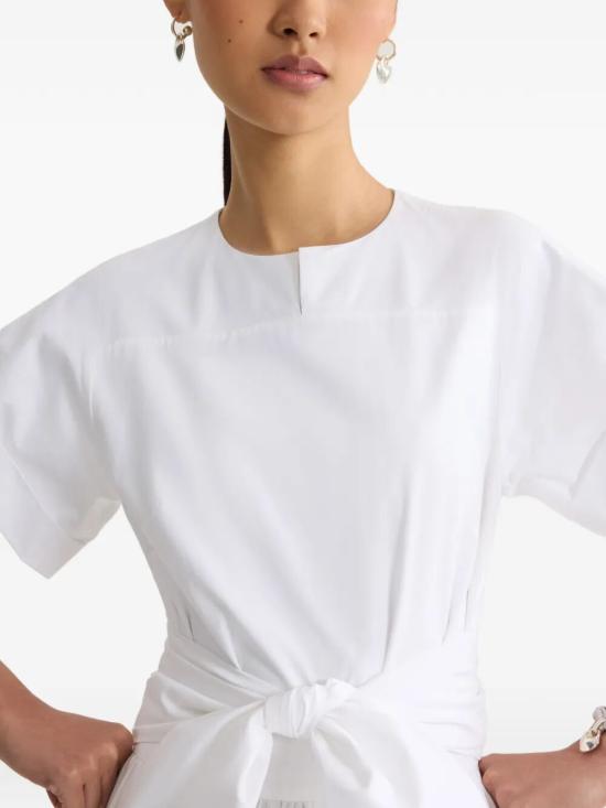 26SS 파투 미디 원피스 DR2410244 001W WHITE - PATOU