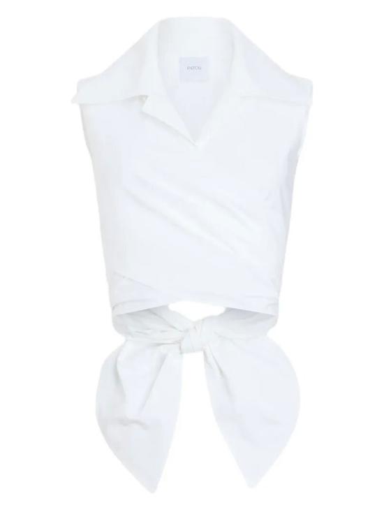 26SS 파투 민소매 티셔츠 TO1670017 001W WHITE