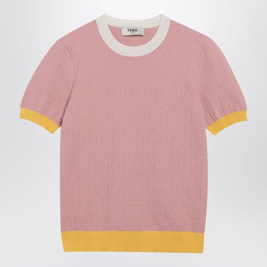 26SS 펜디 코튼 실크 스웨터 FZXE94AW4S Pink