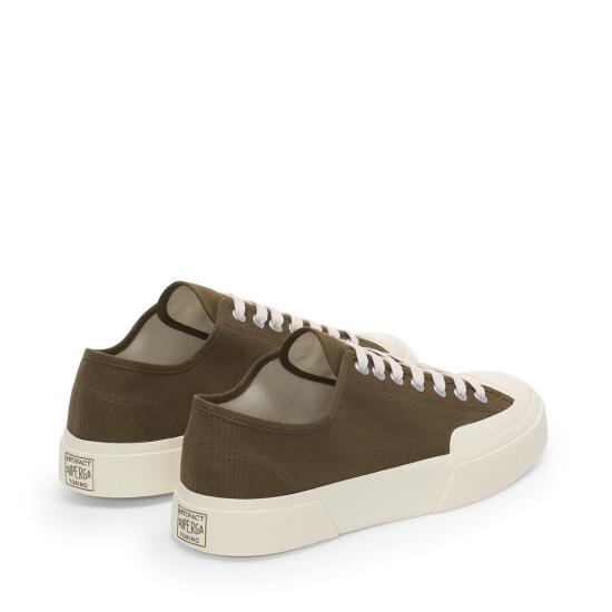 26SS 수페르가 스니커즈 S51347W A39 GREEEN DK OLIVE OFF WHITE - SUPERGA