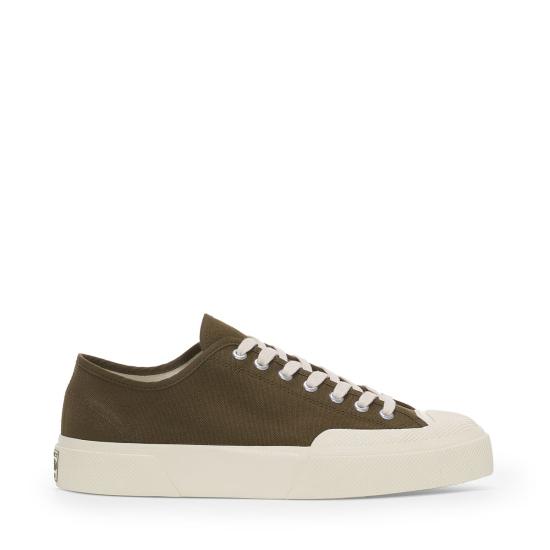26SS 수페르가 스니커즈 S51347W A39 GREEEN DK OLIVE OFF WHITE