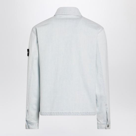 26SS 스톤 아일랜드 인디고 데님 울트라 블리치드 코치 자켓 S144100006S00J9 Blue - STONE ISLAND