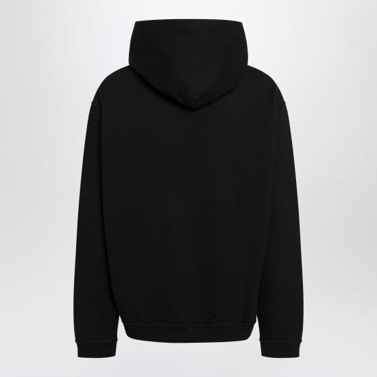 26SS 마르지엘라 업사이드 다운 자수 로고 후드 S50GU0167S25503 Black - MAISON MARGIELA