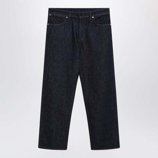 26SS 스톤 아일랜드 인디고 데님 린스드 루즈핏 파이브 포켓 진 S14J100006S00J7 Blue