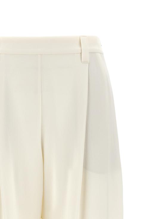 26SS 브루넬로 쿠치넬리 스트레이트 팬츠 MF906P9007C600 White - BRUNELLO CUCINELLI