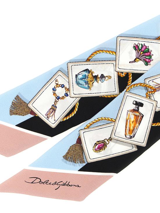 26SS 돌체앤가바나 머플러/스카프 FS215AGDDLQHC5ZF Light Blue - DOLCE & GABBANA