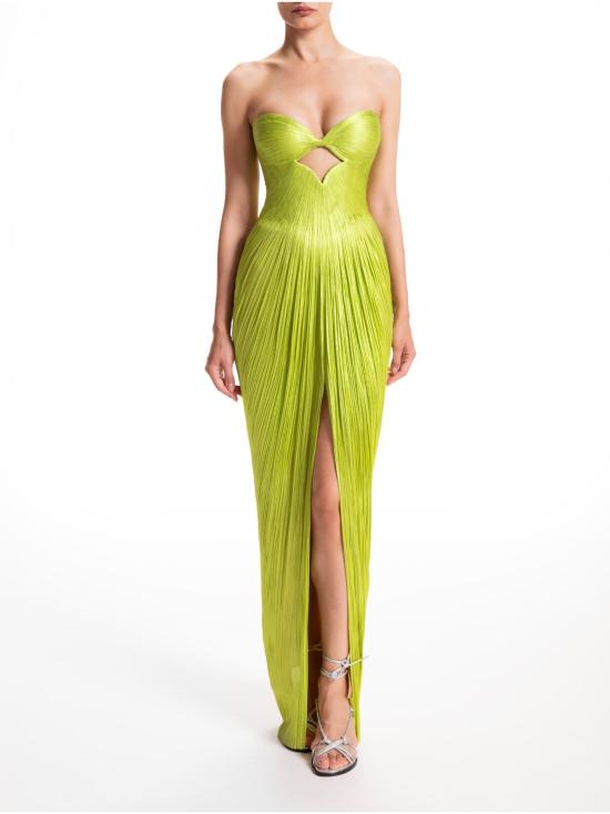 26SS 마리아루시아호한 미디 원피스 STEPHANIE LIME Lime - MARIA LUCIA HOHAN