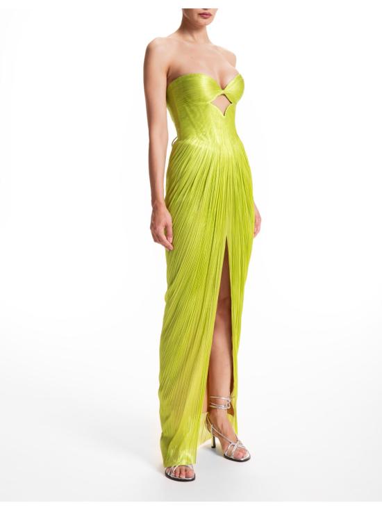 26SS 마리아루시아호한 미디 원피스 STEPHANIE LIME Lime - MARIA LUCIA HOHAN