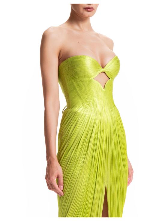 26SS 마리아루시아호한 미디 원피스 STEPHANIE LIME Lime - MARIA LUCIA HOHAN