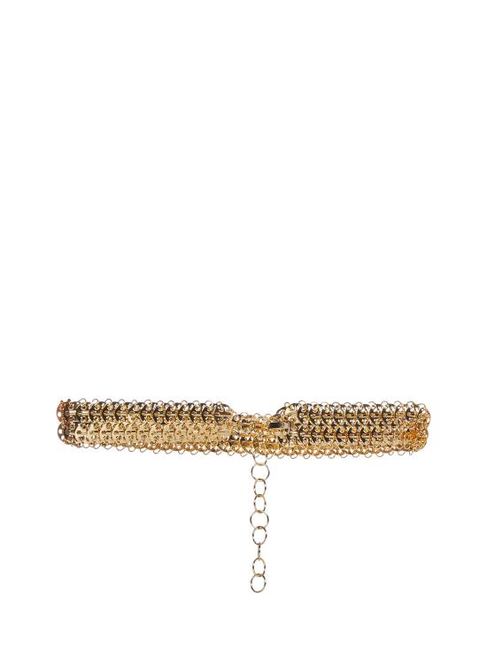  파코라반 슬림 벨트 23PAA0132MET002 P711 Golden - PACO RABANNE